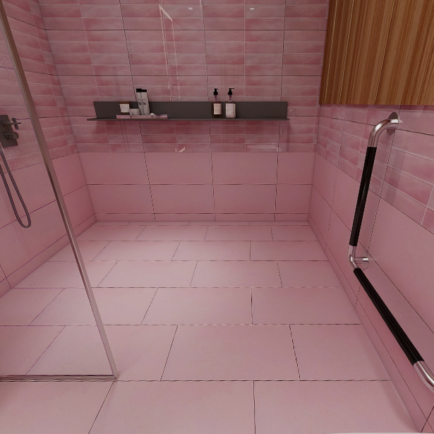 Gạch trang trí men mờ đơn sắc hồng NNFZM - 30x60