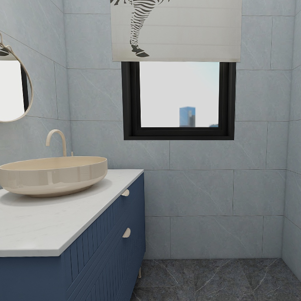 Gạch ốp đá mờ vân đá xám M-HVZZT - 40x80