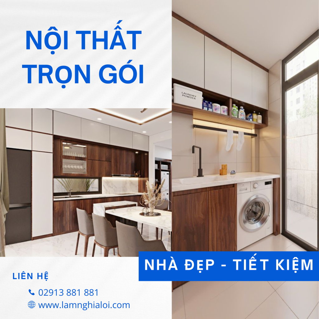 Công trình thi công nội thất trọn gói tại Hòa Bình