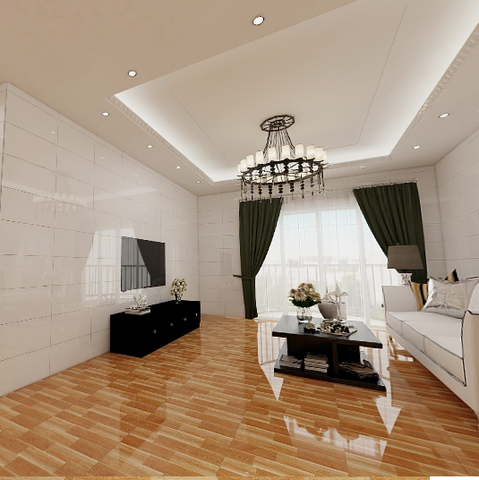  Gạch ốp tường trắng trơn MN-DA010 - 30x60 