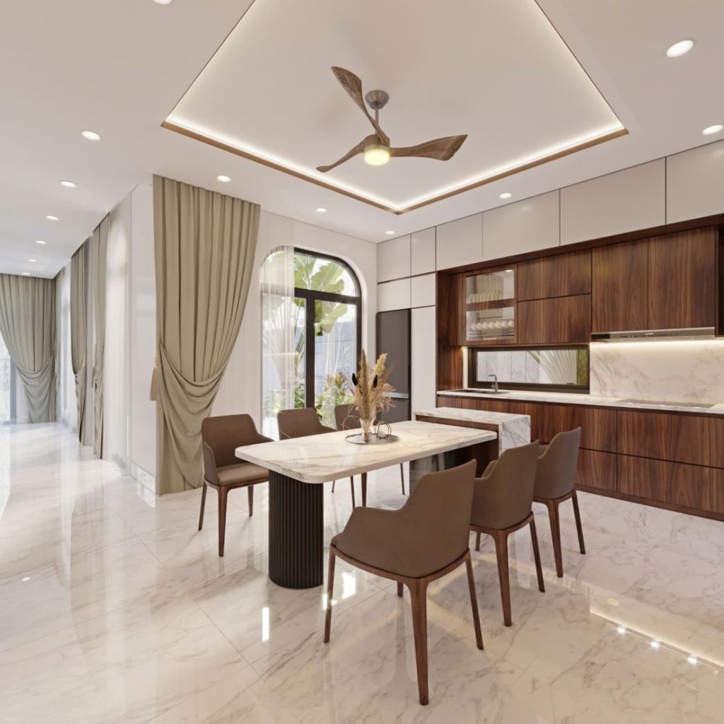 Công trình thi công nội thất trọn gói tại Hòa Bình