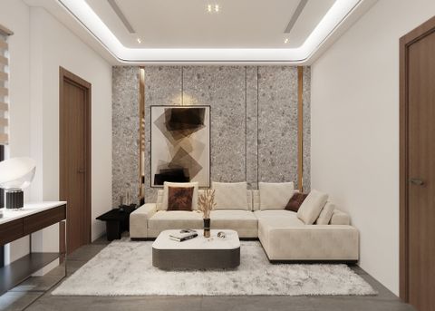  Thiết kế 3D nội thất căn hộ hiện đại 