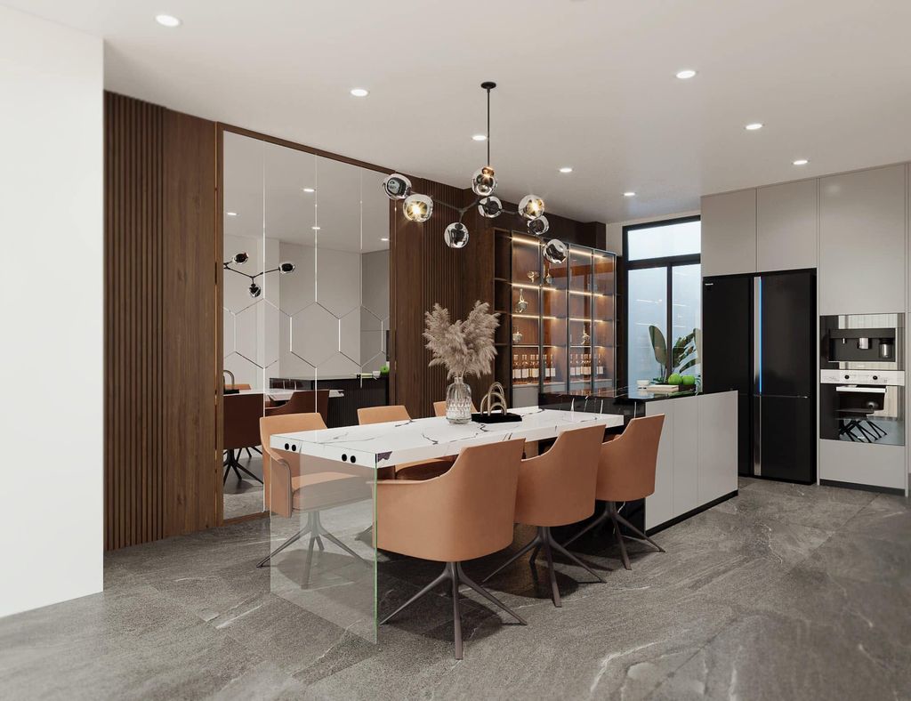 Thiết kế 3D nội thất căn hộ hiện đại