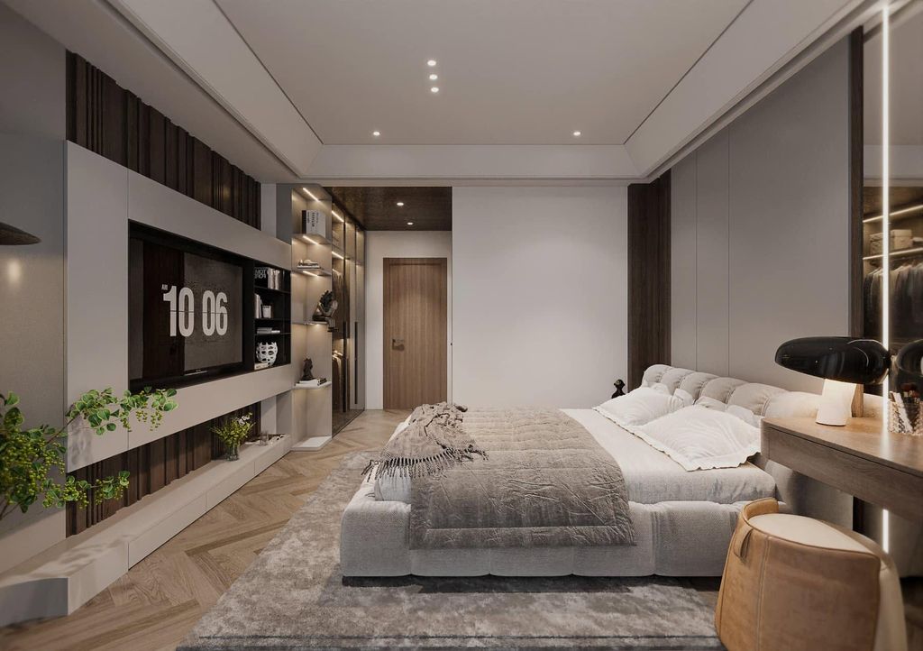 Thiết kế 3D nội thất căn hộ hiện đại