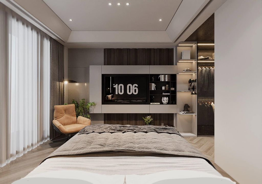 Thiết kế 3D nội thất căn hộ hiện đại