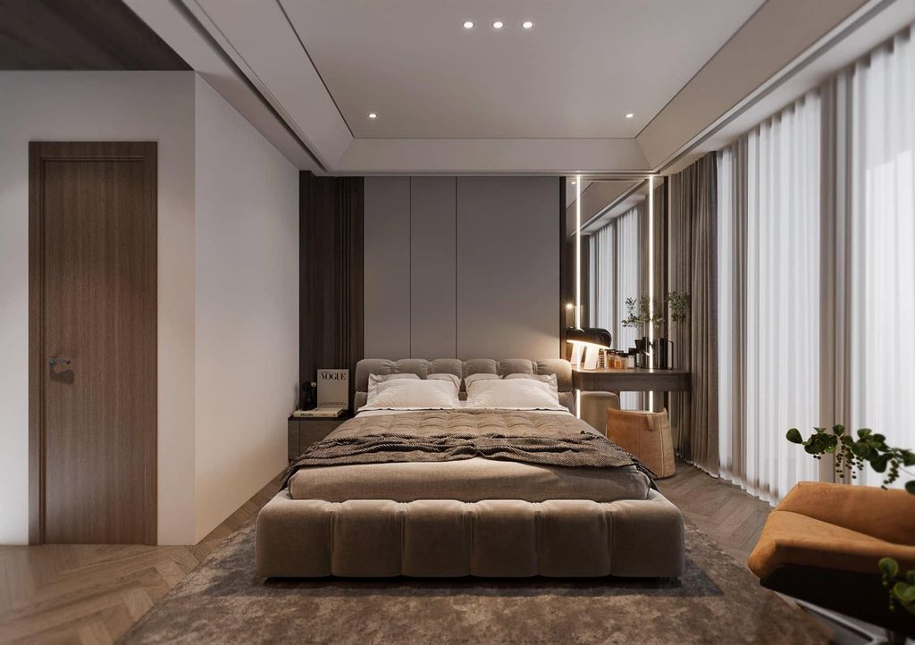 Thiết kế 3D nội thất căn hộ hiện đại