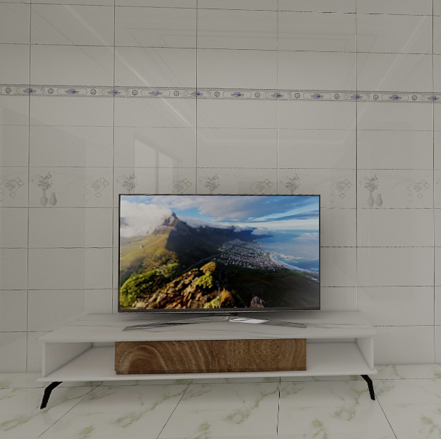 Gạch ốp tường men bóng trắng vân khói điểm hoa TK-GNZMZ 30x60