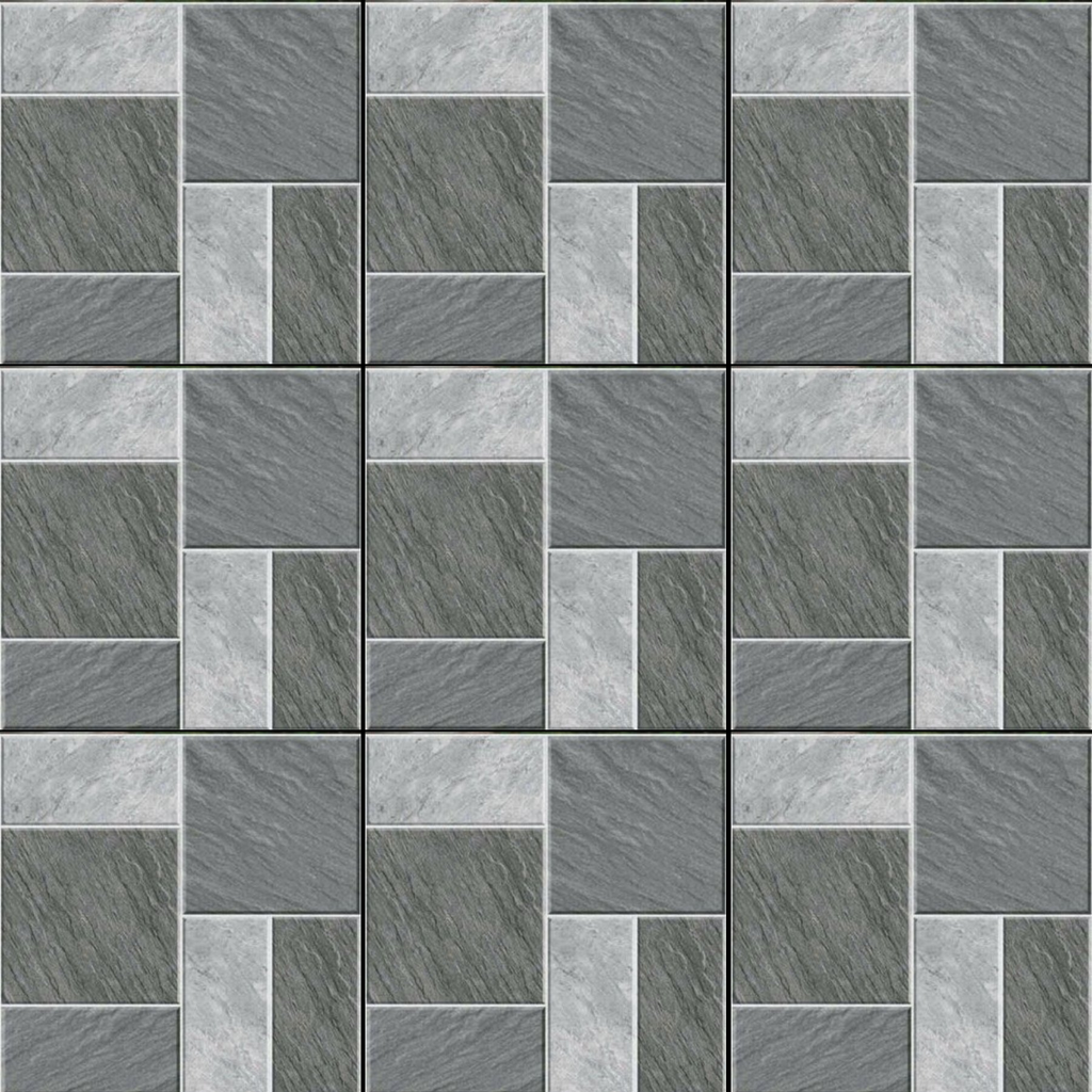 Gạch lát nền sân vườn hoa văn xám SVK-MZG 50x50