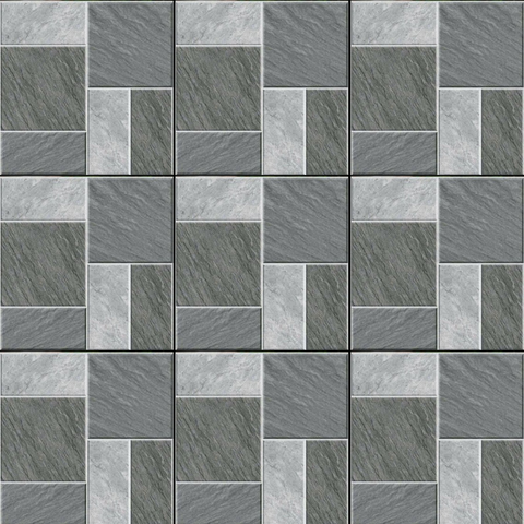  Gạch lát nền sân vườn hoa văn xám SVK-MZG 50x50 