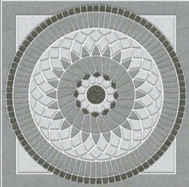 Gạch lát nền sân vườn hoa văn xám GR-MTZN 50x50