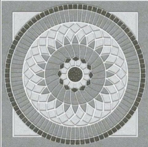  Gạch lát nền sân vườn hoa văn xám GR-MTZN 50x50 
