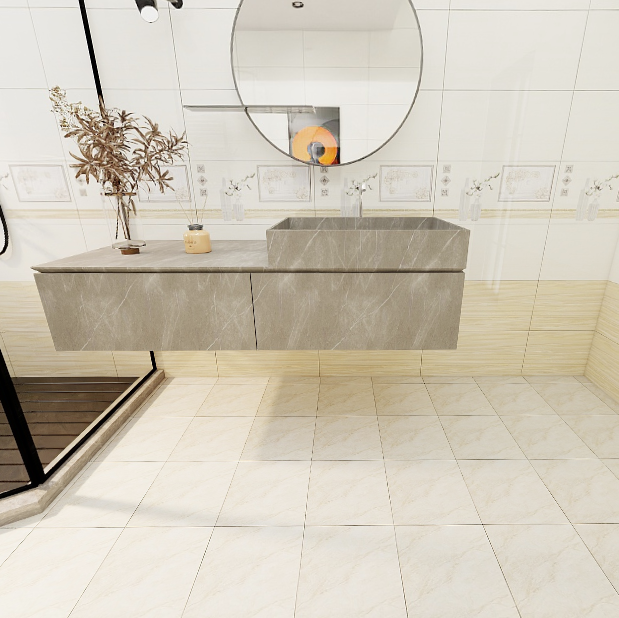 Gạch lát nền men mờ ô vuông hoa văn HG-GZZX - 30x30