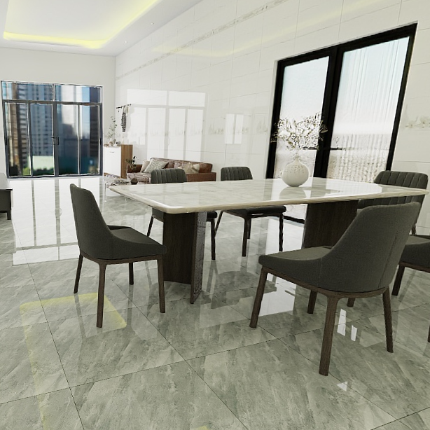 Gạch ốp lát đá bóng kính vân mây xám TK-NNXN - 60x60