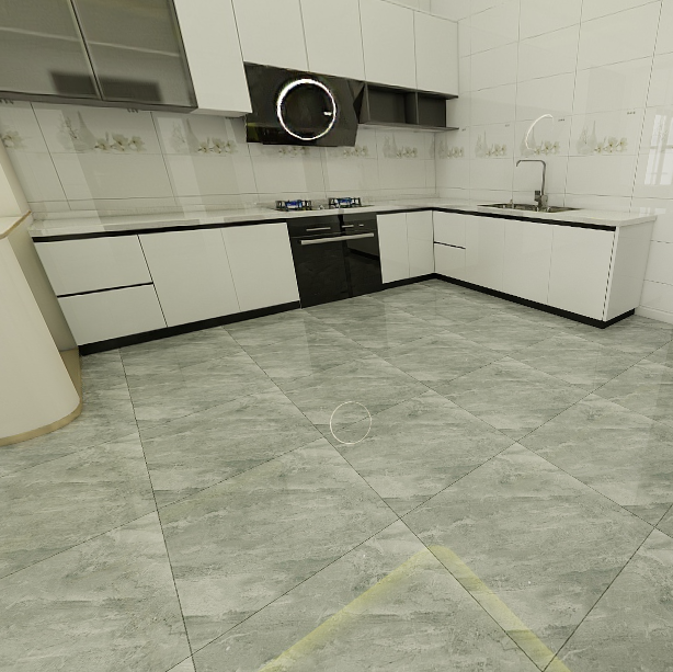 Gạch ốp lát đá bóng kính vân mây xám TK-NNXN - 60x60