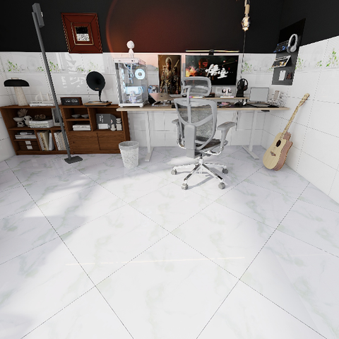  Gạch nền men bóng vân mây xanh MK-NMZN - 60x60 