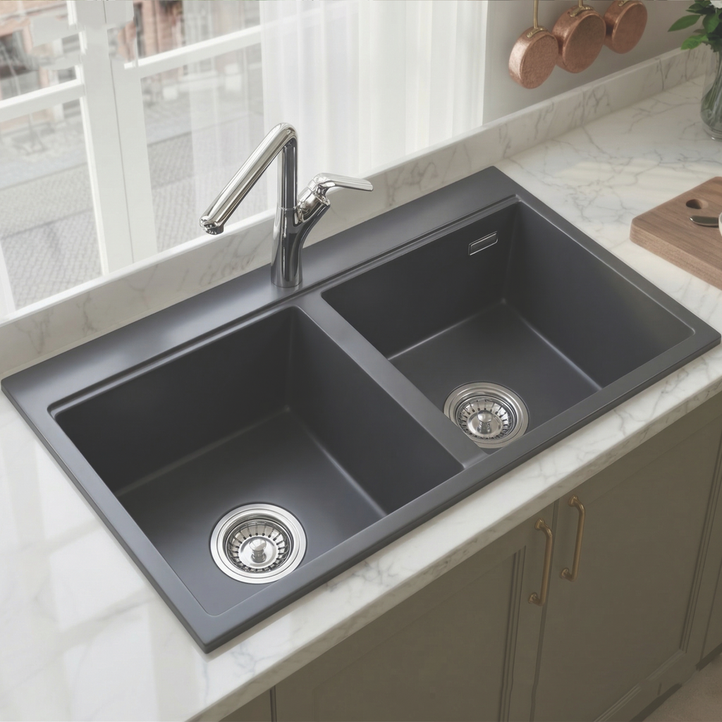 Chậu rửa chén đá 2 hộc VN-M9050