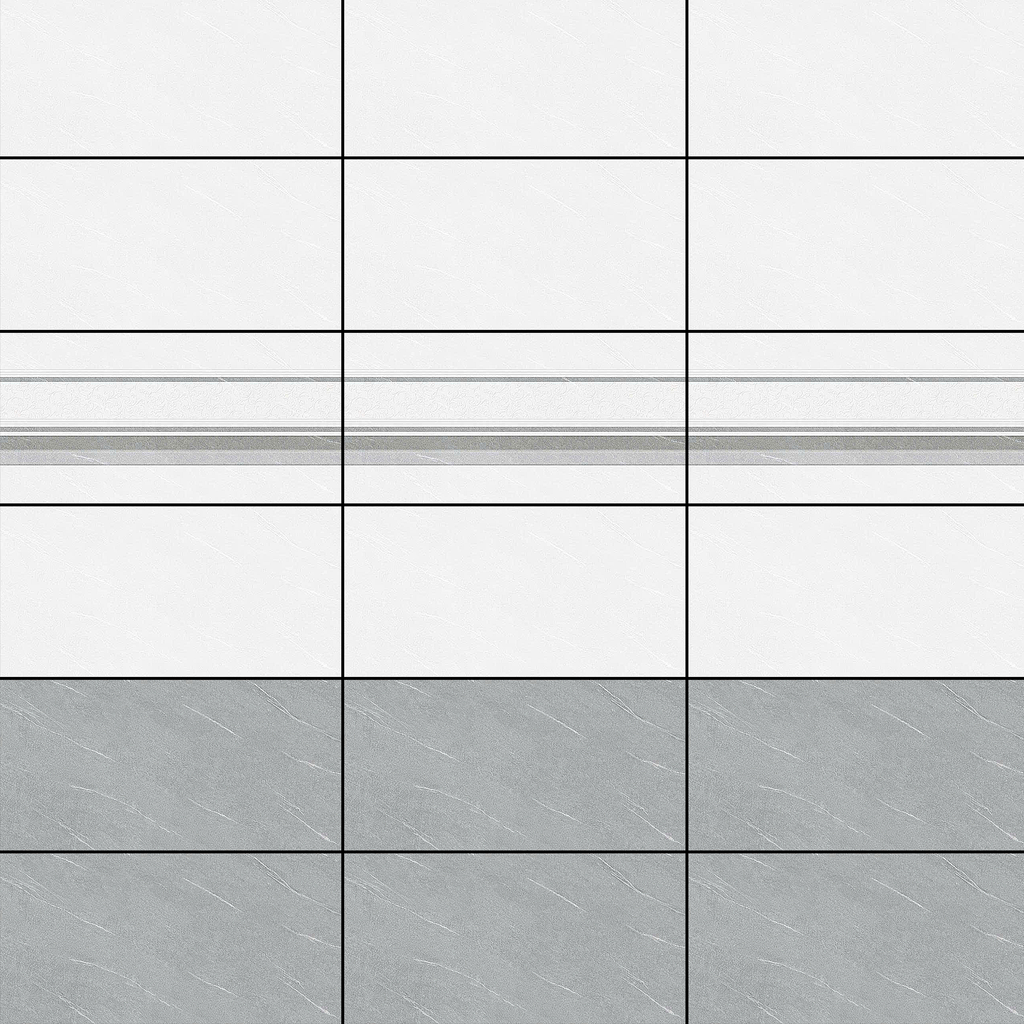 Gạch ốp tường men bóng vân mây xám điểm sọc DHT-GNFF - 30x60