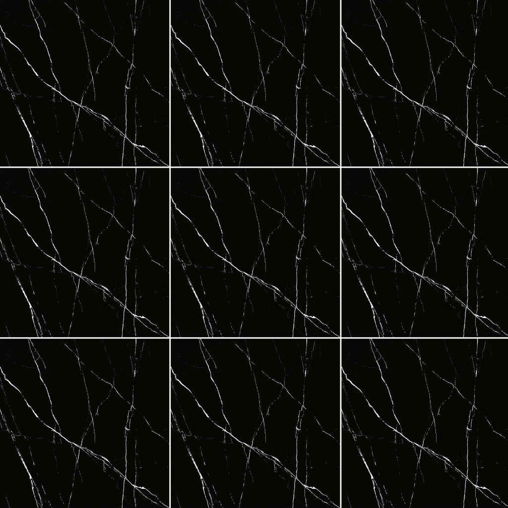 Gạch ốp lát đá bóng kính đen vân trắng DIM-NGZZG - 60x60