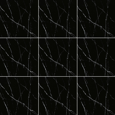  Gạch ốp lát đá bóng kính đen vân trắng DIM-NGZZG - 60x60 