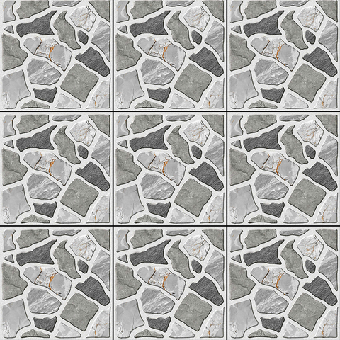  Gạch lát nền sân vườn mờ hoa văn xám DPL-SV-MMZ - 50x50 