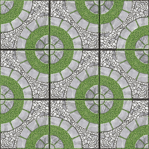  Gạch lát nền sân vườn mờ hoa văn xám DPL-SV-MMG - 50x50 