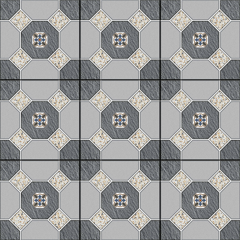  Gạch lát nền sân vườn mờ hoa văn xám DPL-SV-MMN - 50x50 