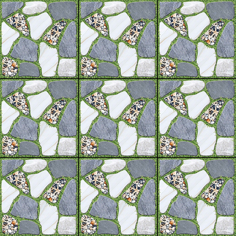  Gạch lát nền sân vườn mờ hoa văn xám DPL-SV-MNZ - 50x50 