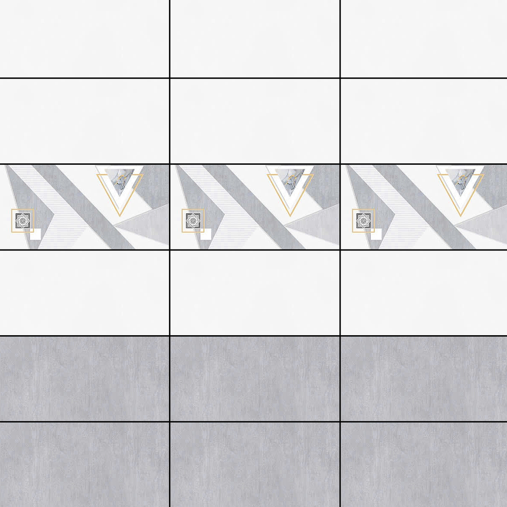Gạch ốp tường men mờ vân mây xám điểm hoa văn GHCM-GNZG 30x60