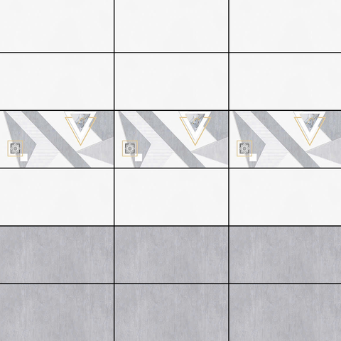  Gạch ốp tường men mờ vân mây xám điểm hoa văn GHCM-GNZG 30x60 