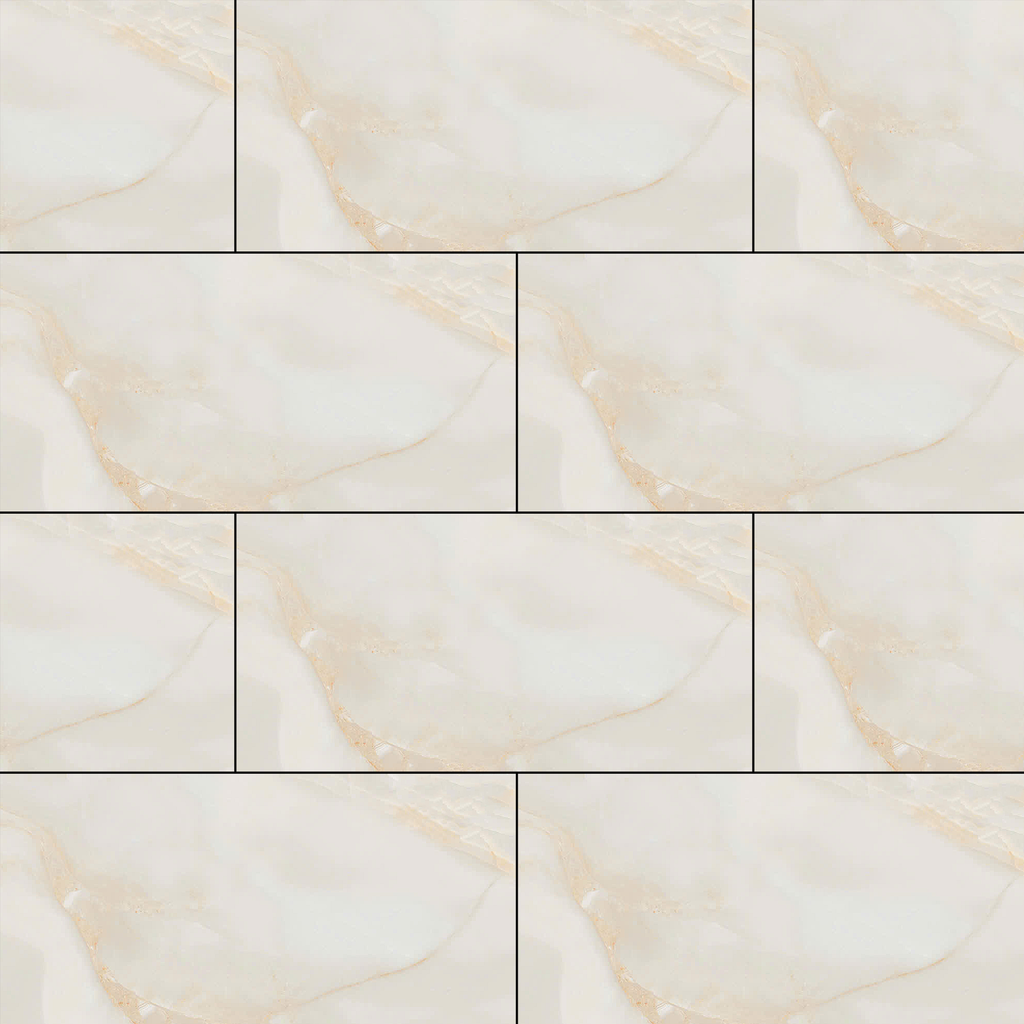 Gạch ốp lát đá bóng kính vân đá vàng kem TK-DFNMX - 60x120