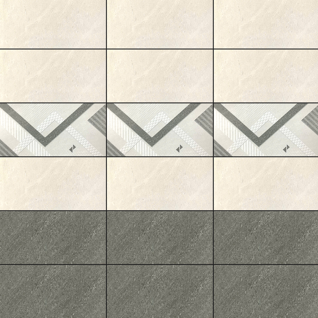 Gạch ốp tường đá mờ vân mây xám điểm hoa văn M-GNZZV 30x60