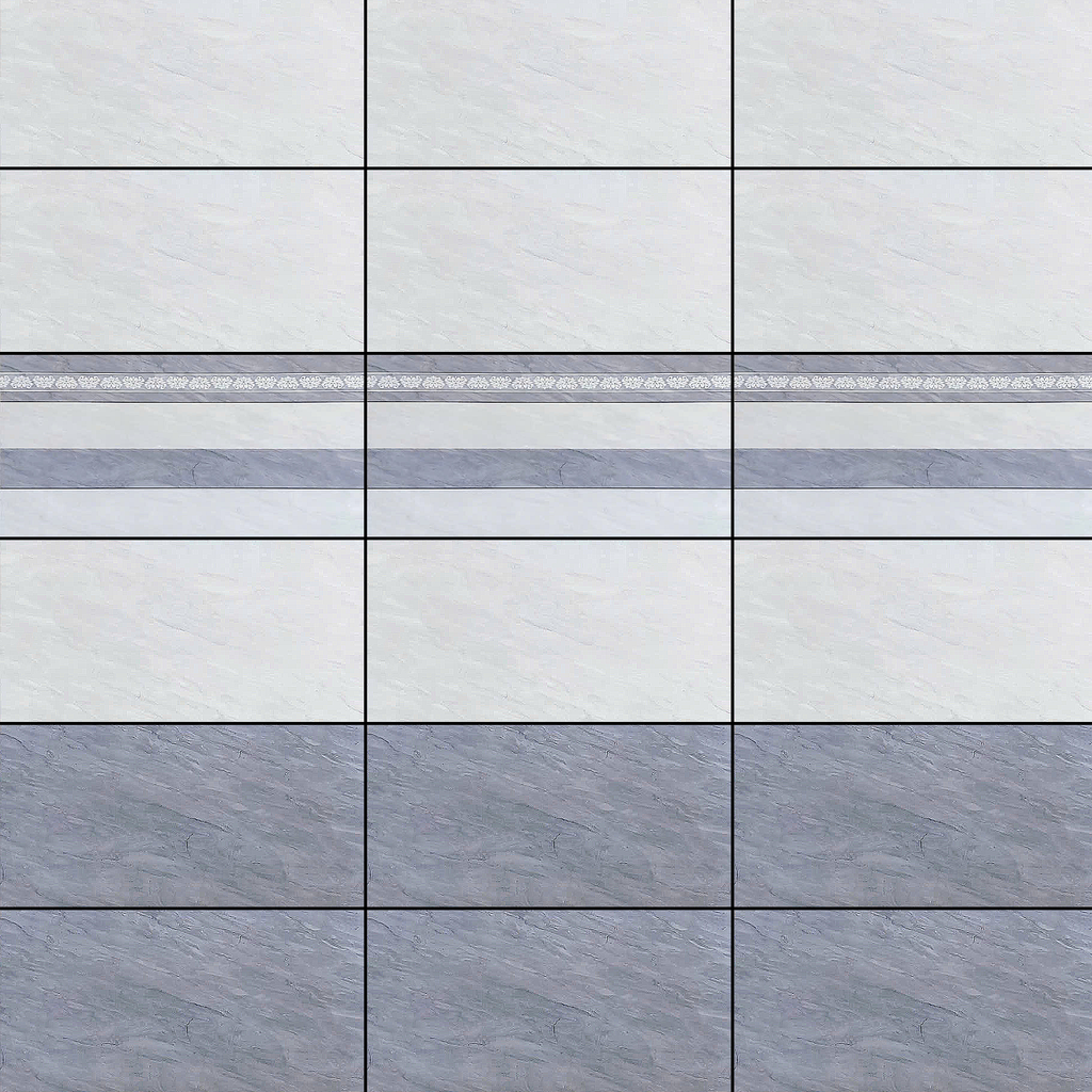 Gạch ốp men bóng vân trắng xám điểm hoa MK-GNMM - 30x60