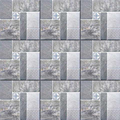  Gạch lát nền sân vườn hoa văn xám MK-MHZN - 50x50 