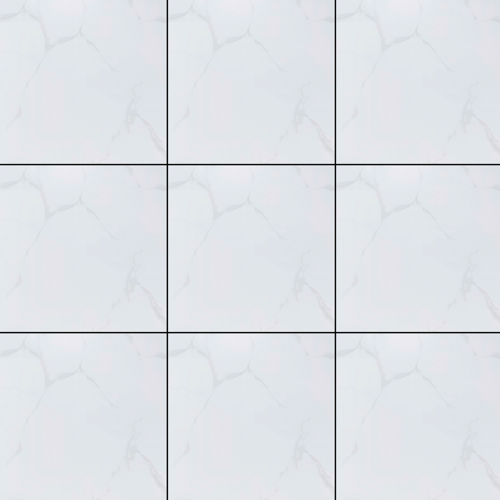 Gạch nền men bóng trắng vân khói MK-NMZH - 60x60