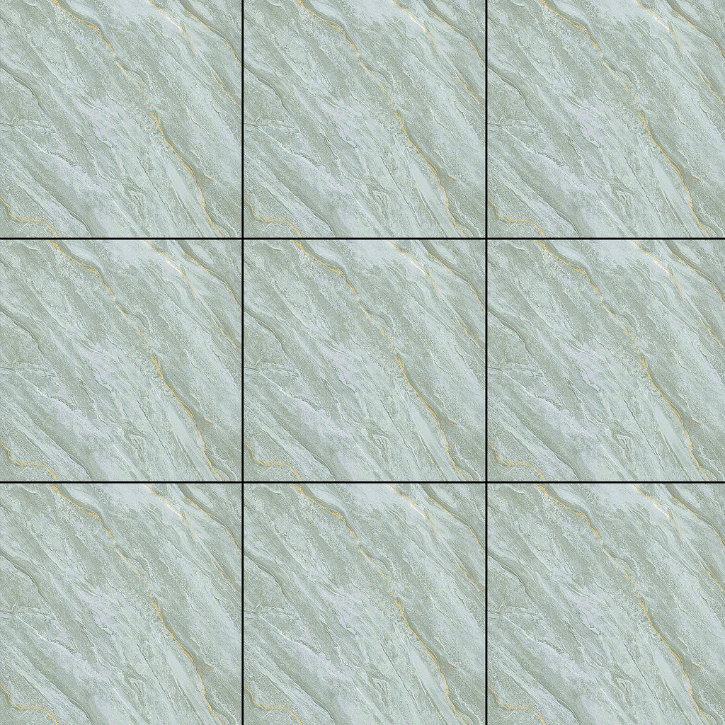 Gạch ốp lát đá bóng kính vân đá xám xanh MK-NTZF  - 60x60