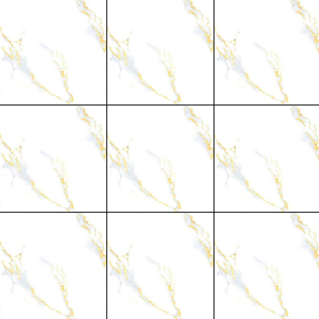 Gạch ốp lát đá bóng kính trắng vân khói vàng MK-NTZH  - 60x60