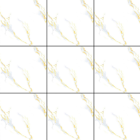  Gạch ốp lát đá bóng kính trắng vân khói vàng MK-NTZH  - 60x60 