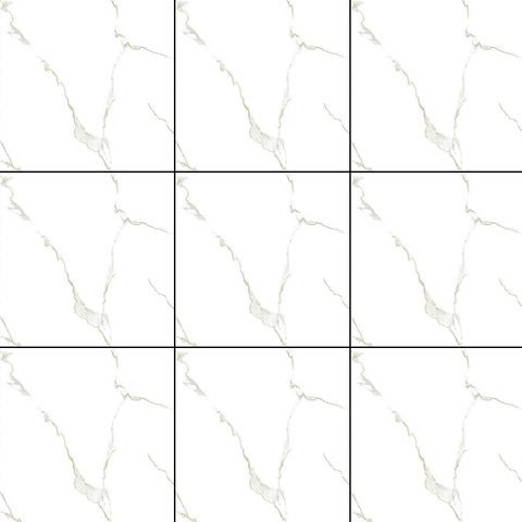  Gạch ốp lát đá bóng kính trắng vân khói MK-NTZT  - 60x60 