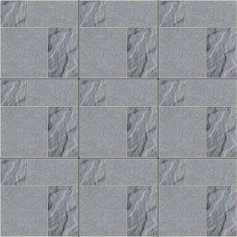  Gạch lát nền sân vườn mờ hoa văn xám MK-SV-MVZH - 50x50 