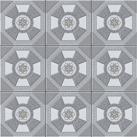  Gạch lát nền sân vườn mờ hoa văn xám MK-SV-MVZN - 50x50 