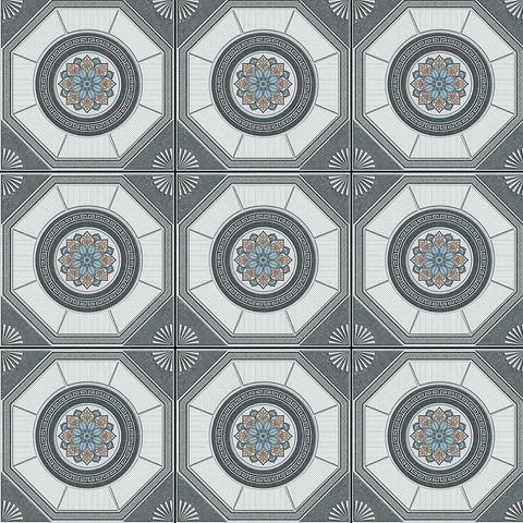  Gạch lát nền sân vườn mờ hoa văn xám SM-VB-MMGG - 50x50 