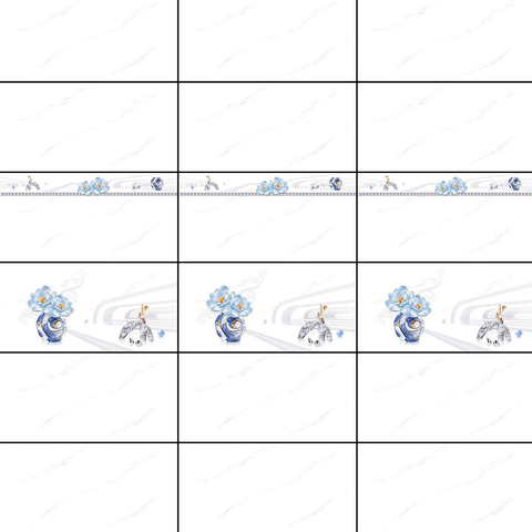  Gạch ốp tường đá bóng kính trắng vân mây điểm hoa SV-GNZD-VD   - 30x60 