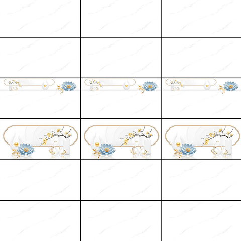  Gạch ốp tường đá bóng kính trắng vân mây điểm hoa SV-GNZD-VF   - 30x60 