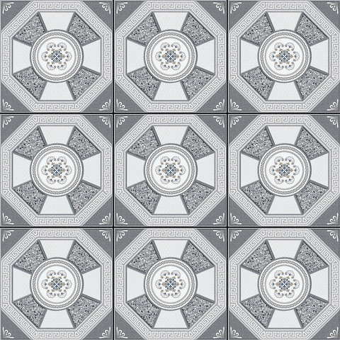  Gạch lát nền sân vườn hoa văn xám SV-MMZZH - 50x50 