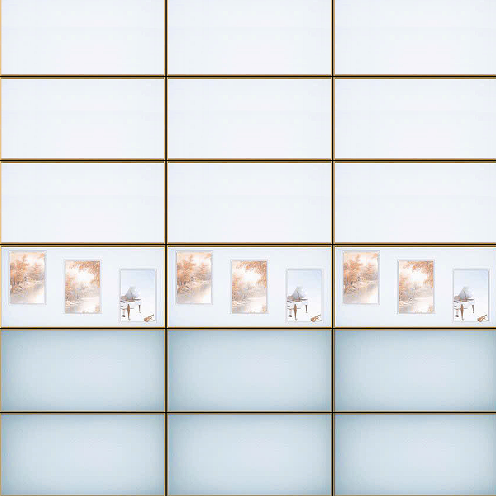 Gạch ốp tường men bóng xanh trơn điểm hoa văn TBN-FH-K-GNZF - 30x60