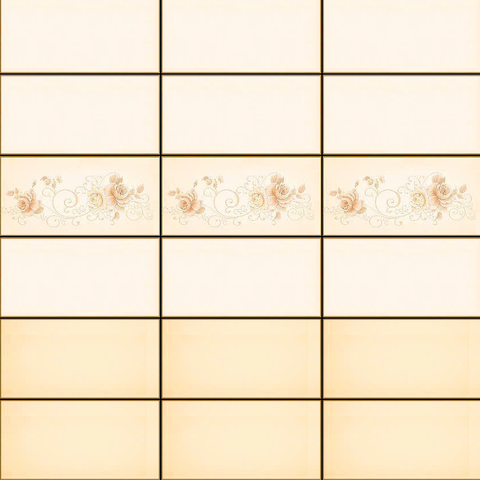  Gạch ốp tường men bóng kem vàng điểm hoa văn TBN-FH-K-GNZG - 30x60 