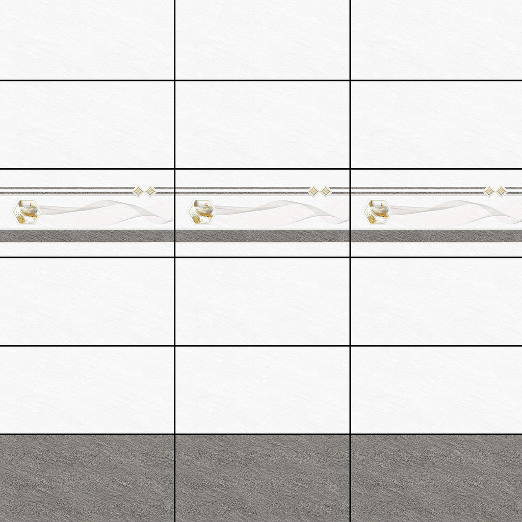 Gạch ốp tường men mờ vân mây xám điểm sọc THP-GNZZF-M 30x60