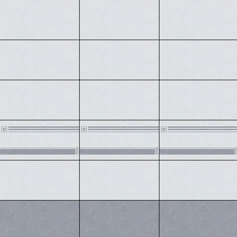  Gạch ốp tường men bóng vân mây xám điểm hoa văn THP-HZXZT - 40x80 