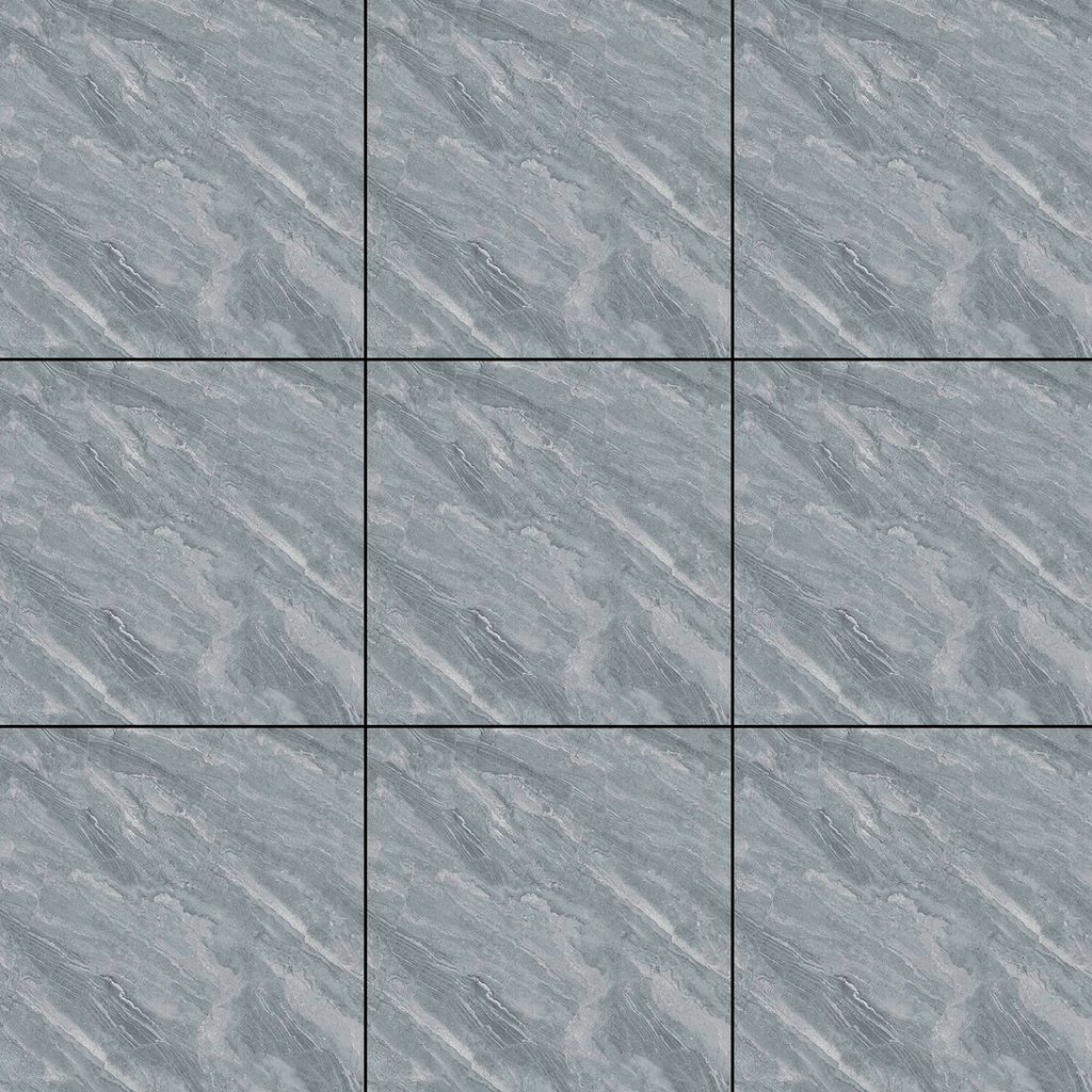 Gạch lát nền đá bán sứ bóng vân đá xám THP-NNGV 60x60
