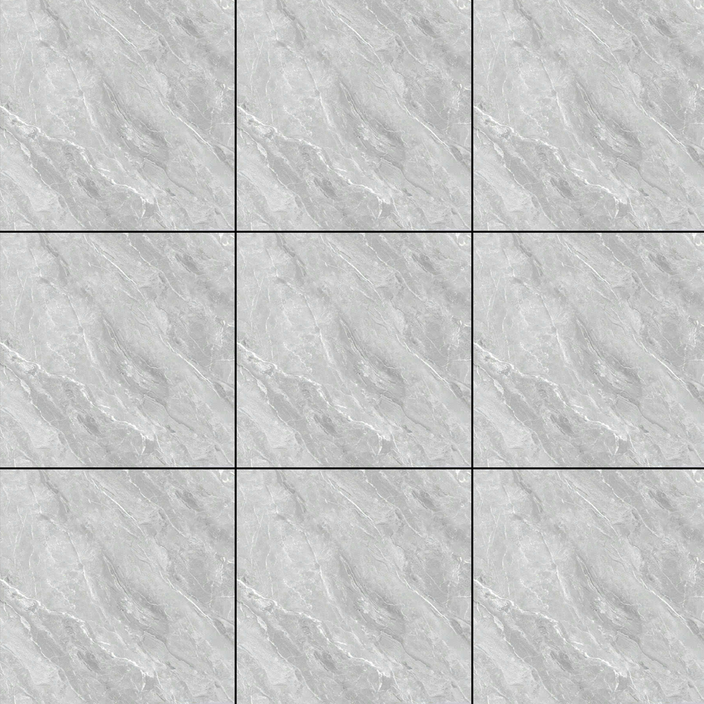 Gạch lát nền đá bán sứ bóng vân đá xám THP-NNHD 60x60